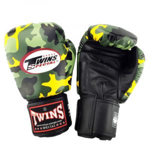 twins bokshandschoen leder camo
