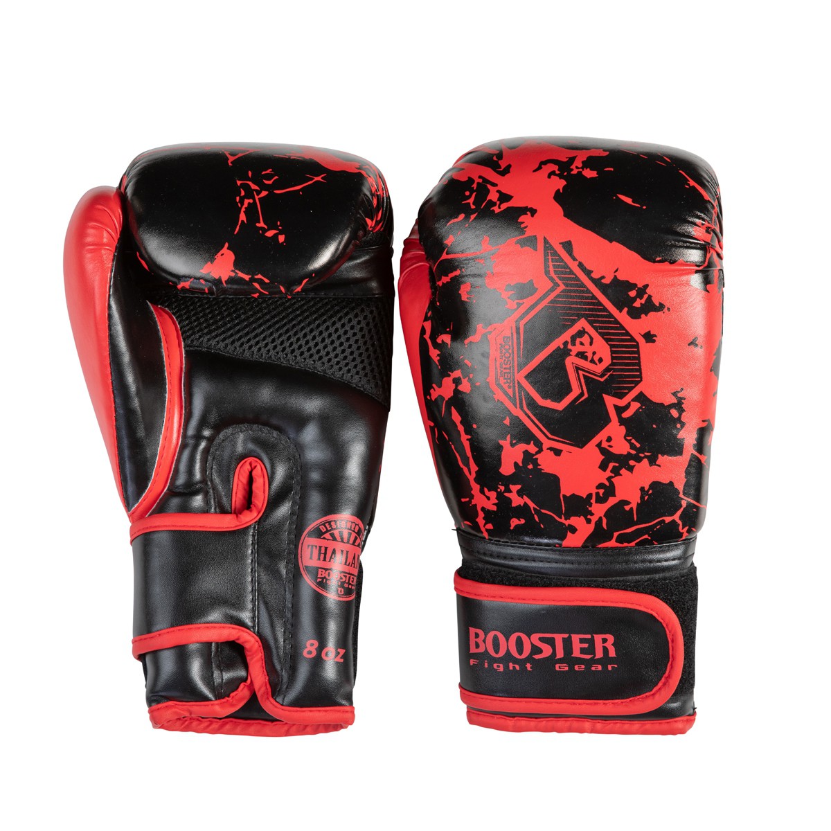 Booster bokshandschoen marble red kids