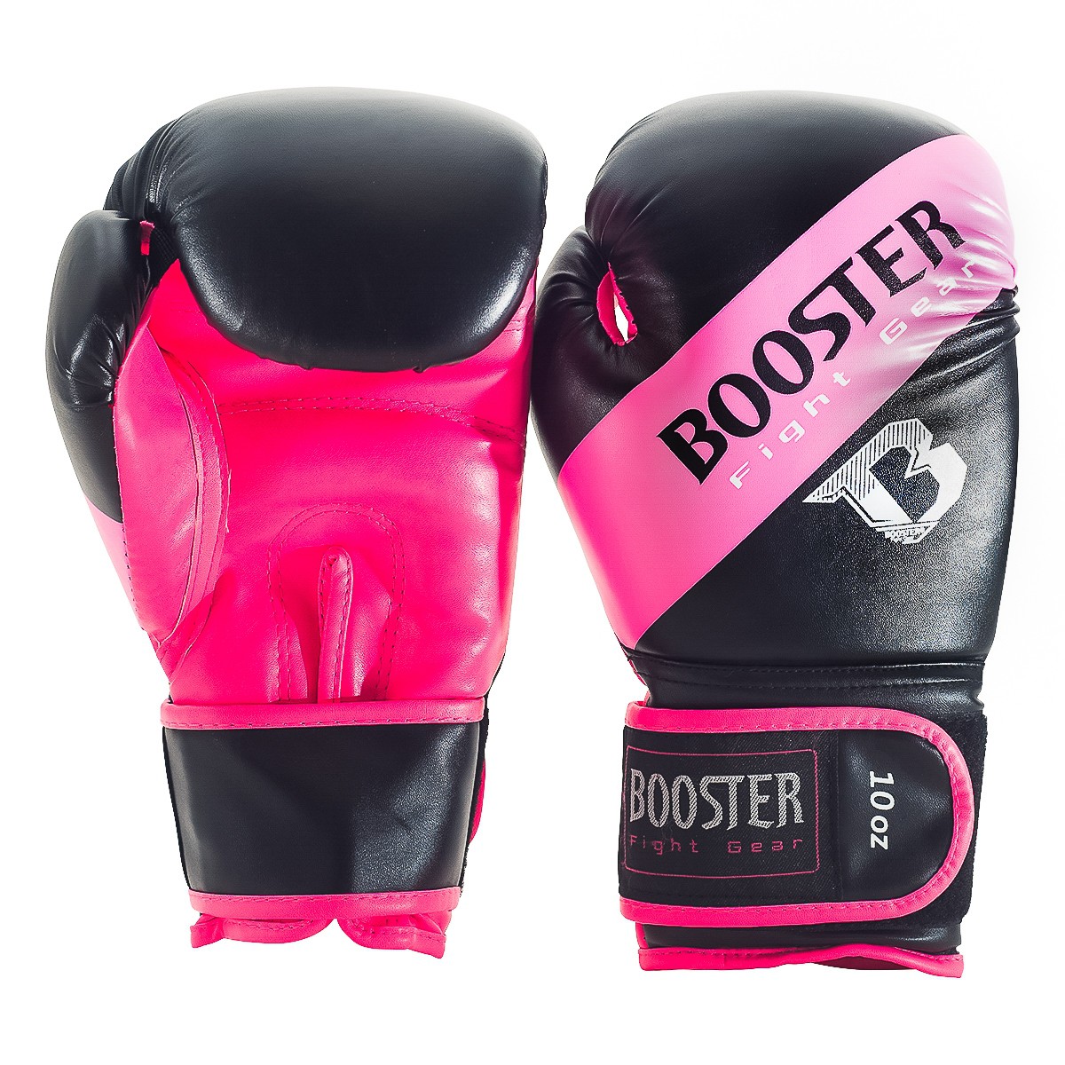 Booster bokshandschoen sparring pink stripe